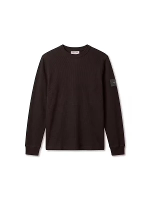 Bluza Calvin Klein LS WAFFLE BADGE CREW