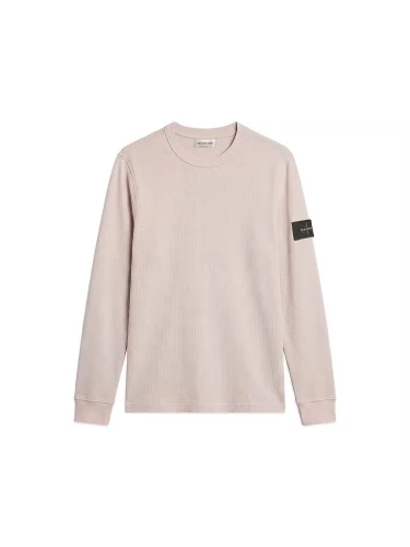 Bluza Calvin Klein LS WAFFLE BADGE CREW