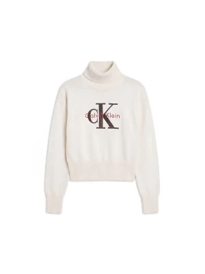 Sweter Calvin Klein LS LOGO TNECK PULLOVER