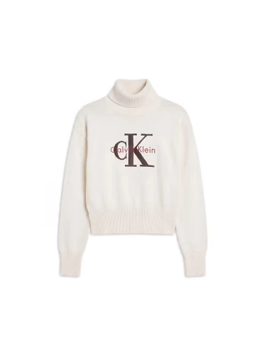 Sweter Calvin Klein LS LOGO TNECK PULLOVER