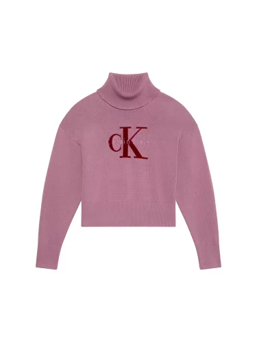 Sweter Calvin Klein LS LOGO TNECK PULLOVER