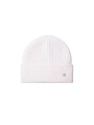 Czapka Calvin Klein METAL WOOL SLANTE