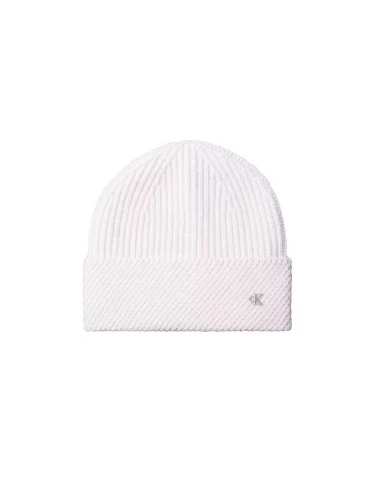 Czapka Calvin Klein METAL WOOL SLANTE