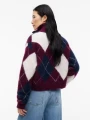 Sweter Tommy Jeans TJW FLUFFY QUARTER ZIP